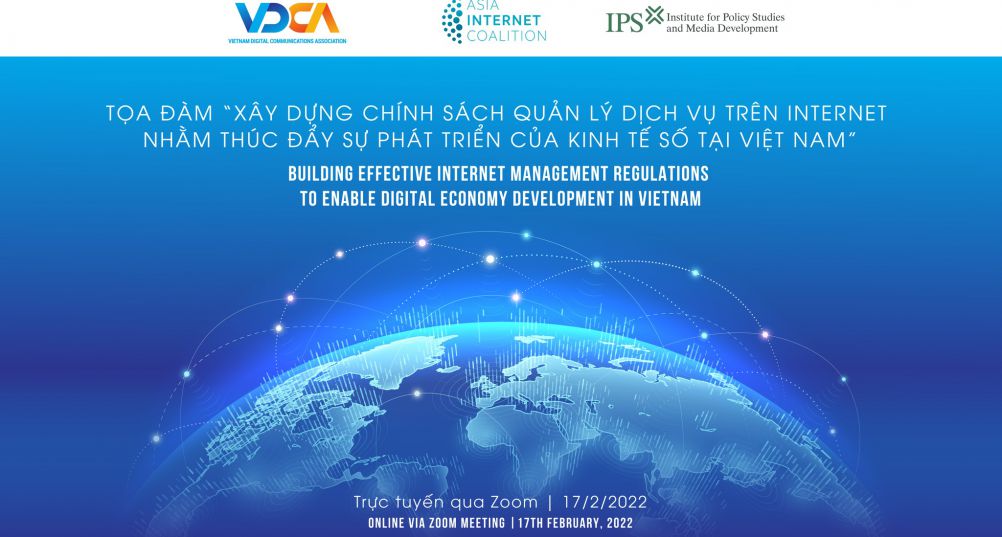 Tọa đàm “Xây dựng chính sách quản lý dịch vụ trên Internet thúc đẩy sự phát triển của kinh tế số tại Việt Nam” 