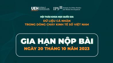 Gia hạn nộp bài Hội thảo Khoa học quốc gia "Dữ liệu cá nhân trong dòng chảy kinh tế số Việt Nam"