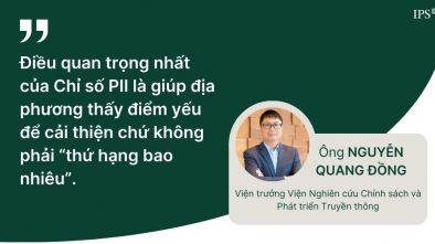 'Các địa phương đừng chỉ nhìn mỗi thứ hạng đổi mới sáng tạo'