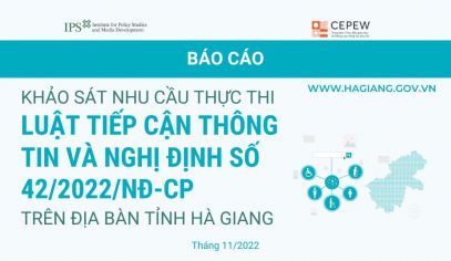 Báo cáo Khảo sát nhu cầu thực thi Luật tiếp cận thông tin và Nghị định số 42/2022/NĐ-CP trên địa bàn tỉnh Hà Giang