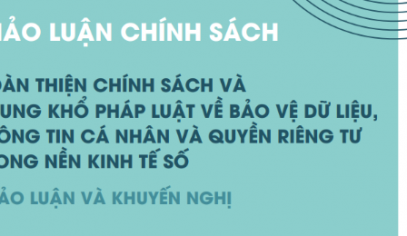 Thảo luận chính sách: Hoàn thiện chính sách và khung khổ pháp luật về bảo vệ dữ liệu, thông tin cá nhân và quyền riêng tư trong nền kinh tế số - Thảo luận và khuyến nghị