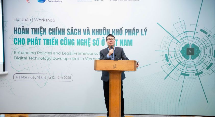 Hội thảo “Hoàn thiện chính sách và khuôn khổ pháp lý cho phát triển công nghệ số ở Việt Nam”