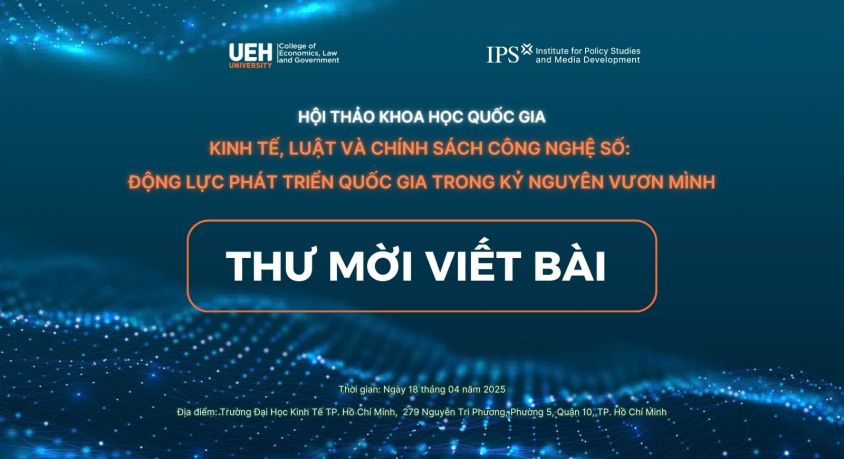 THƯ MỜI VIẾT BÀI HỘI THẢO KHOA HỌC QUỐC GIA