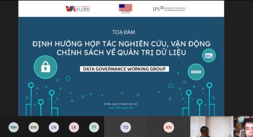 Tọa đàm 'Định hướng hợp tác nghiên cứu, vận động chính sách về quản trị dữ liệu' 