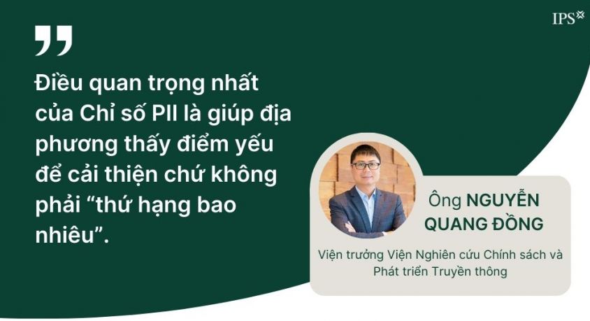 'Các địa phương đừng chỉ nhìn mỗi thứ hạng đổi mới sáng tạo'