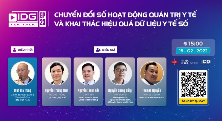 Chuyển đổi số hoạt động quản trị y tế và khai thác hiệu quả dữ liệu y tế số 