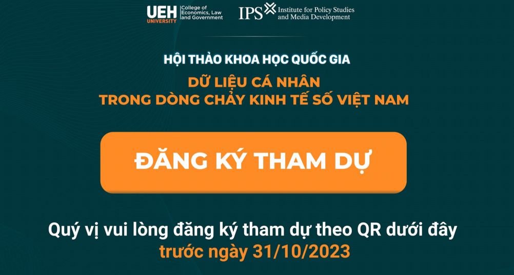 Đăng ký tham dự Hội thảo khoa học về dữ liệu cá nhân