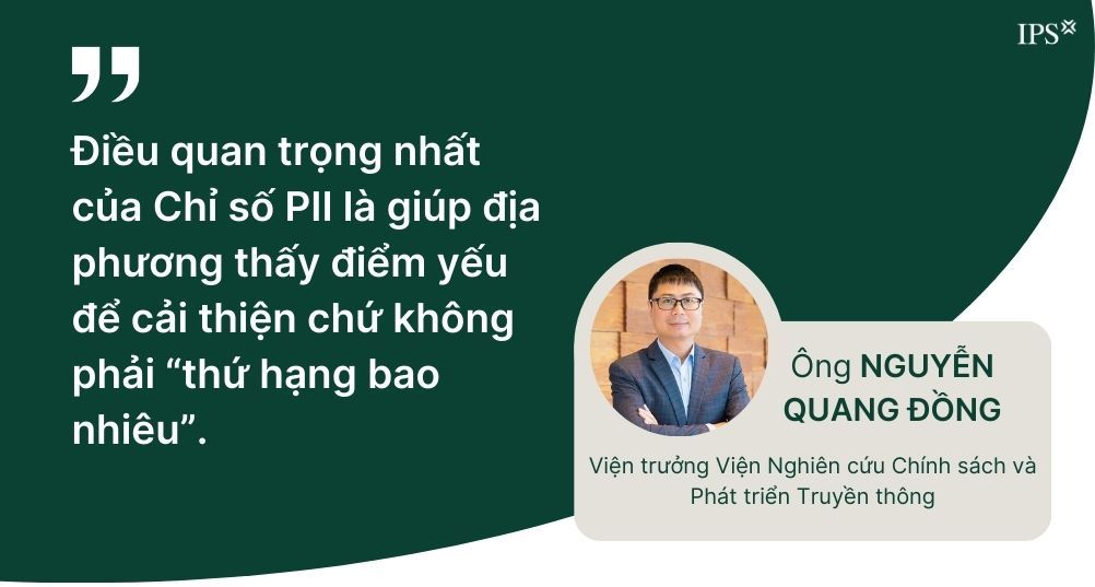 'Các địa phương đừng chỉ nhìn mỗi thứ hạng đổi mới sáng tạo'